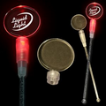 9" Red Round Light-Up Cocktail Stirrers